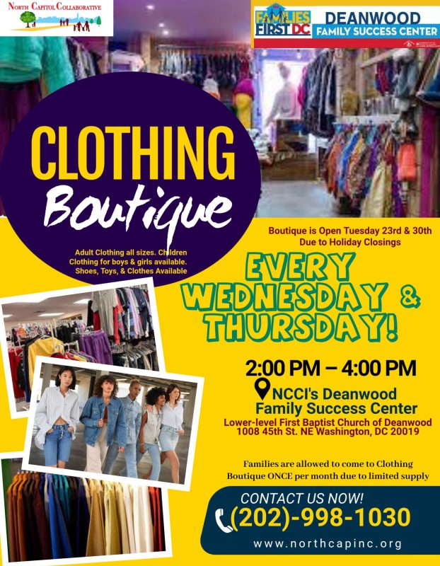 ClothingBoutique Flyer FY26 Deanwood- for December
