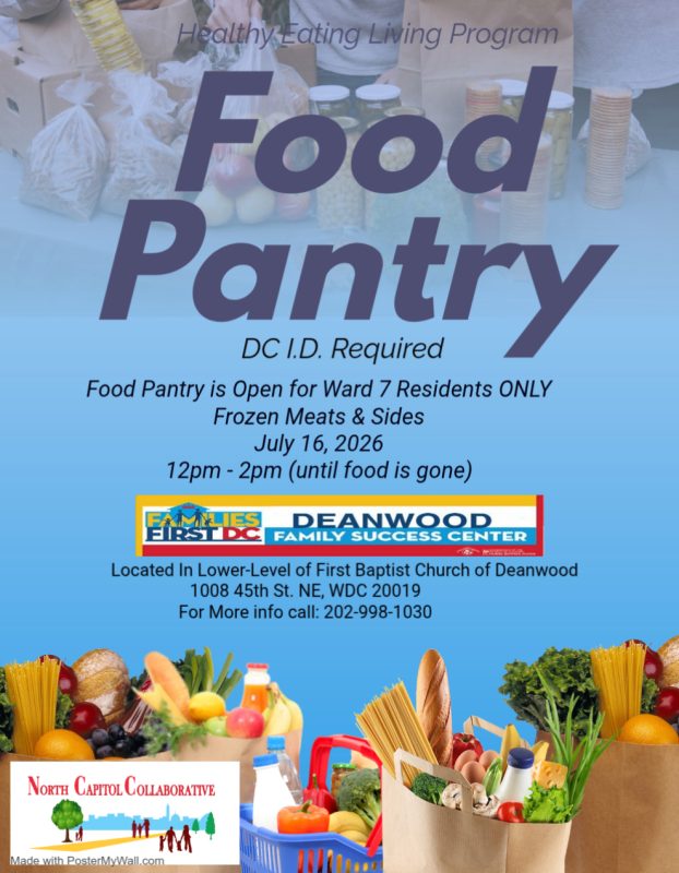 Food Pantry Flyer July 2026